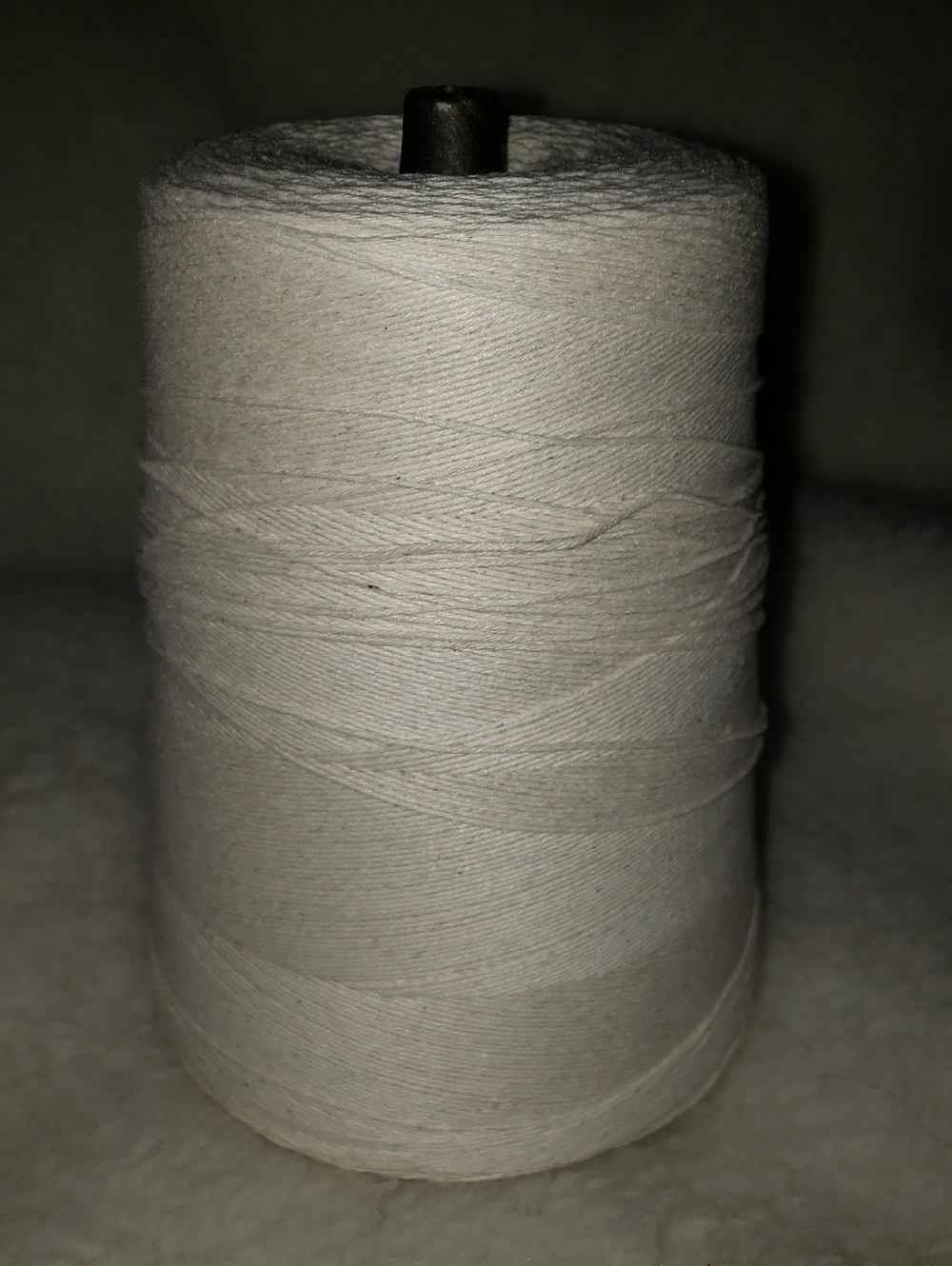 Large White Cotton Twine Cone